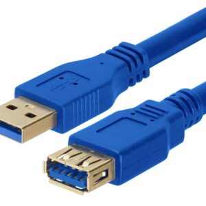 USB 3.0 Extension Cable 1m - Type A Male to Type A Female Blue Colour