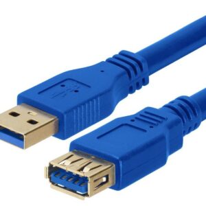 USB 3.0 Extension Cable  - Type A Male to Type A Female Blue Colour