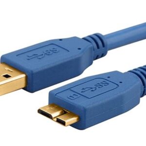 USB 3.0 Cable 2m - Type A Male to Micro B Blue Colour