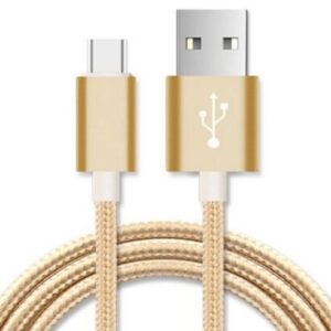 1m Micro USB Data Sync Charger Cable Cord Gold Color for   Motorola Nokia Kndle Android Phone Tablet & Devices