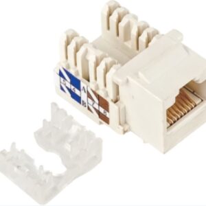 CAT5e UTP Network Keystone Jack for Socket kit 10ps per pack Poly Bag White LS