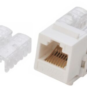 CAT6 UTP Outlets Network Keystone Jack for Socket kit 10pcs per pack Poly Bag White LS