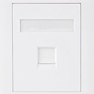 CAT6 RJ45 Network Wall Face Plate Outlets 86x86mm 1 Port Socket Kit