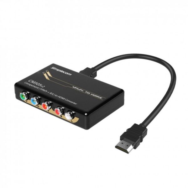 CM505v2 Component (YPbPr + Stereo R/L) to HDMI Converter Full HD 1080p