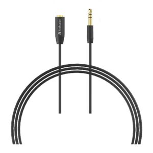 3.5mm Aux Audio Extension Cable  - Black