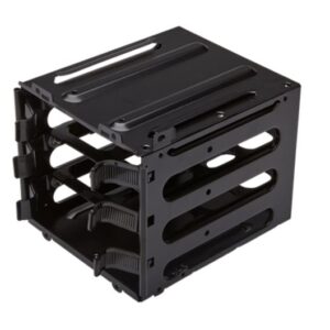 HDD upgrade kit with 3x hard drive trays and secondary hard drive cage parts