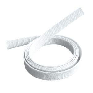 Braided Cable Sock 40mm/1.6' Width Material Polyester Dimensions1000x40mm -- White