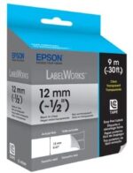 Tape Clear 12mm Black 9 meters for LW-300 and LW-400