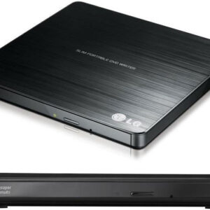 GP60NB50 8x Ultra Slim Portable External USB DVD Drive Burner - M Disc Silent Play Jamless Play