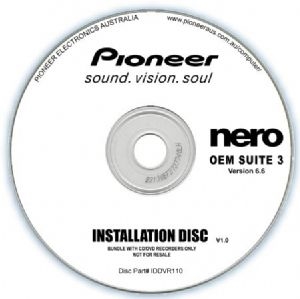 PIONEER Software Nero Suite 3  Version 6.6 - Play Edit Burn & Share Blu-ray & 3D contents - PowerDVD10 InstantBurn5.0 Power2Go8.0 PowerProducer5.5