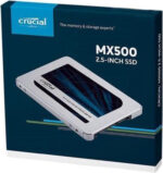 MICRON (CRUCIAL) MX500 1TB 2.5' SATA SSD - 3D TLC 560/510 MB/s 90/95K IOPS Acronis True Image Cloning Software 7mm w/9.5mm Adapter