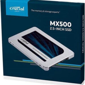 MICRON (CRUCIAL) MX500 1TB 2.5' SATA SSD - 3D TLC 560/510 MB/s 90/95K IOPS Acronis True Image Cloning Software 7mm w/9.5mm Adapter