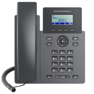 GRP2601P 2 Line IP Phone  2 SIP Accounts  132x48 Screen  HD Audio  Powerable Via POE