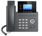 GRP2603P 3 Line IP Phone  6 SIP Accounts  132x48 Backlit Screen  HD Audio  Powerable Via POE