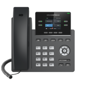 GRP2612 4 Line IP Phone  2 SIP Accounts  320x240 Colour Screen  HD Audio