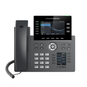 GRP2616 6 Line IP Phone  6 SIP Accounts  480x272 Colour Screen  HD Audio  Integrated Bluetooth+WiFi  Powerable Via POE