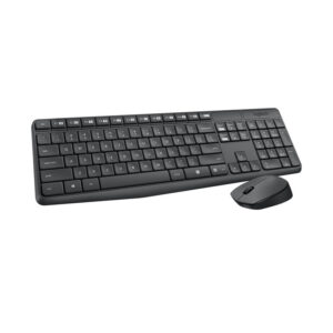 MK235 Wireless Keyboard and Mouse Combo 2.4GHz Wireless Compact Long Battery Life 8 Shortcut keys