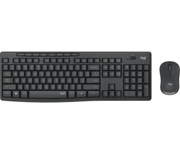 MK295 WIRELESS SILENT KEYBOARD AND MOUSE COMBO  2.4GHZ USB RECEIVER -