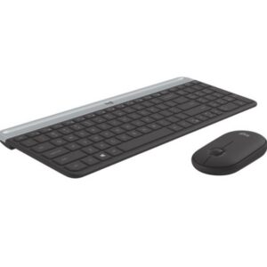 MK470 Slim Wireless Keyboard Mouse Combo Nano Receiver 1 Yr