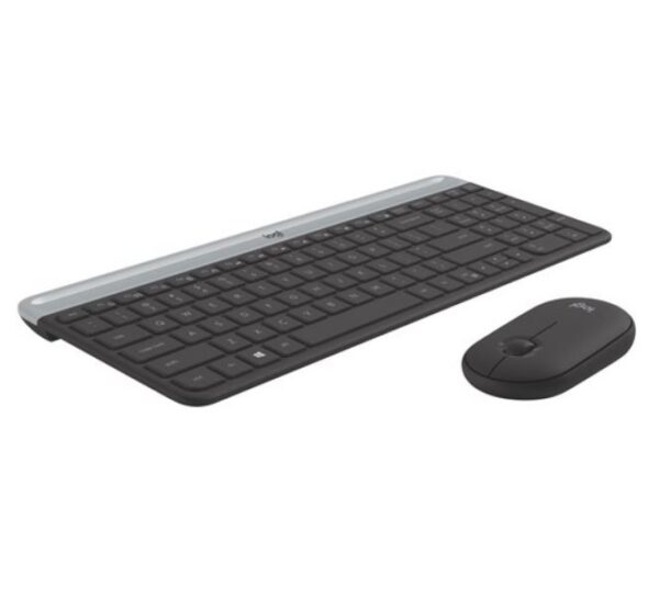 MK470 Slim Wireless Keyboard Mouse Combo Nano Receiver 1 Yr