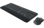 MK545 Wireless Desktop Keyboard Mouse Combo battery life comfortable palm rest & adjustable tilt legs Laser-grade KBLT-MK520R