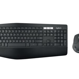 MK850 Wireless Desktop Keyboard Mouse Combo 3 year battery Incurve keys Low profile Cushioned palm rest 920-002510 KBLT-MK710 KBLT-MX800