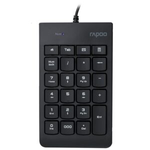 K10 Wired Numeric NumberPad Keyboard - Spill Resistant Design  Laser Carved Keycap  Spill-Resistant Design  Easy Installation