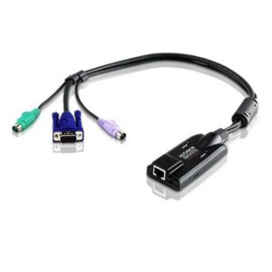 KVM Cable Adapter with RJ45 to VGA & PS/2 for KH  KL  KM and KN series