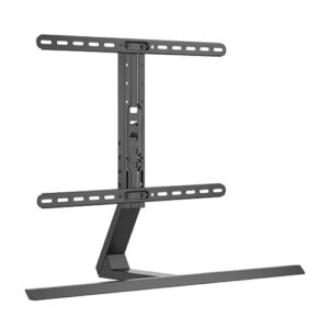 Contemporary Aluminum Pedestal Tabletop TV Stand Fit 37'-75' TV Up to 40kg VESA 200x200 300x200 400x200 300x300 400x300 400x400 600x400