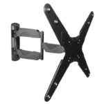 Ultra Slim Full Motion Single Arm LCD TV Wall Mount for 23''-55' LED  LCD Flat  Curved TV