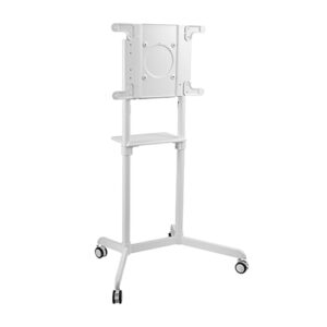 Rotating Mobile Stand for Interactive Display Fit 37'-70' Up to 70Kg - White VESA 200x200 400x200 300x300 600x200 350x350 400x400 600x400