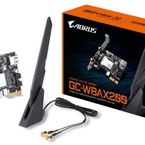 GC-WBAX200 WiFi 6 PCIe Adapter 2400Mbps 160MHz Dual Band Wireless + Bluetooth 5 MU-MIMO TX/RX