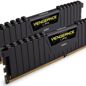 Vengeance LPX 32GB (2x16GB) DDR4 3200MHz C16 Desktop Gaming Memory Black CMK32GX4M2B3200C16