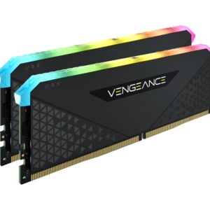 Vengeance RGB RS 32GB 2x16GB DDR4 3200MHz C16 16-20-20-38 Black Heatspreader Desktop Gaming Memory