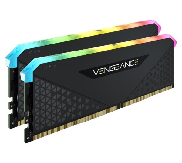 Vengeance RGB RS 32GB 2x16GB DDR4 3200MHz C16 16-20-20-38 Black Heatspreader Desktop Gaming Memory