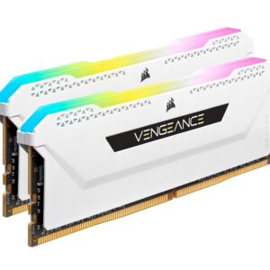 Vengeance RGB PRO SL 32GB (2x16GB) DDR4 3600Mhz C18 White Heatspreader Desktop Gaming Memory