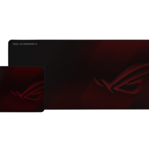 ROG SCABBARD II Gaming Mouse Pad  Medium 360x260mm + Extended 900x400mm Size  Water/Oil/Dust Respellent  Anti-Fray  Soft Cloth With Rubber Base