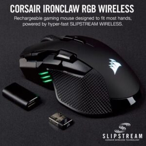 IRONCLAW RGB Wireless  FPS/MOBA 18 000 DPI  SLIPSTREAM  Wireless Technology Gaming Mouse