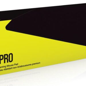 MM200 PRO Premium Spill-Proof Cloth Gaming Mouse Pad  Heavy XL - 450mm x 400mm surface  Black Surface