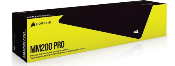 MM200 PRO Premium Spill-Proof Cloth Gaming Mouse Pad  Heavy XL - 450mm x 400mm surface  Black Surface