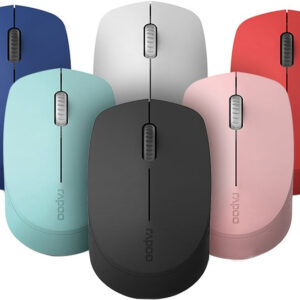 M100 2.4GHz & Bluetooth 3 / 4 Quiet Click Wireless Mouse Black - 1300dpi Connects up to 3 Devices  Up to 9 months Battery Life