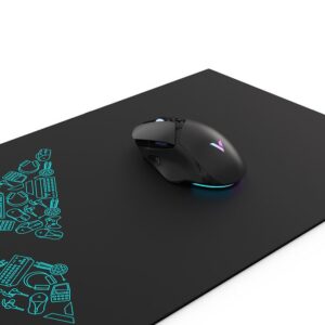 V1L Mouse Pad - Extra Large Mouse Mat  Anti-Skid Bottom Design  Dirt-Resistant  Wear-Resistant  Scratch-Resistant  Suitable for Gamers/Gaming