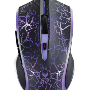 V20S LED Optical Gaming Mouse Lighting Black - Upto3000dpi 16m Colour 5 Programmable Buttons