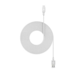 MOPHIE USB-A To USB-C Cable -  - For USB-C Devices  USB-A Devices - White (409903207)  Durable Connectors  Durable Braided Cable