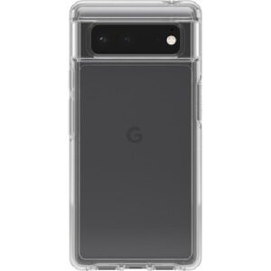 Google Pixel 6 Symmetry Series Clear Antimicrobial Case - Clear (77-84034)  Durable protection  Raised edges protect screen and camera