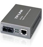 MC210CS Gigabit Ethernet RJ45 to SC Fiber Single-Mode Media Converter Extends Distance up to 15km