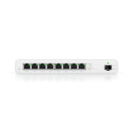 UISP Router  8-Port GbE Ports w/ 27V Passive PoE  For MicroPoP Applications  110W PoE Budget  Fanless