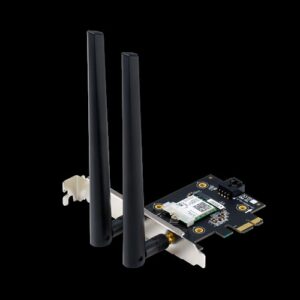 PCE-AX3000 AX3000 Dual Band PCI-E WiFi 6 (802.11ax) Adapter  160MHz  Bluetooth 5.0  WPA3  OFDMA  MU-MIMO (WIFI6)