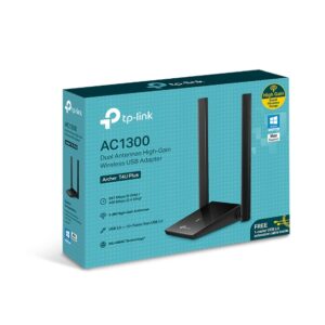 Archer T4U Plus AC1300 Dual Antennas High-Gain Wireless USB Adapter