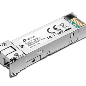 1000Base-BX WDM Bi-Directional SFP Module (TL-SM321A-2) TX: 1550 nm  RX: 1310 nm  Max. Cable Length 2 KM